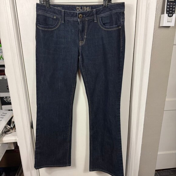 DL1961 Milano boot cut dark denim jeans.  Size 32 - Picture 1 of 9